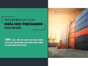 Khóa học purchasing ở đâu tốt