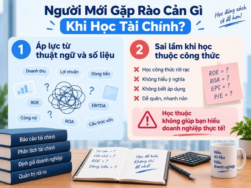 Người Mới Gặp Rào Cản Gì Khi Học Tài Chính